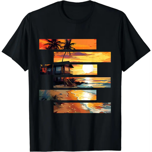 Men’s Tropical Sunset: A Digital Escape into Tranquil