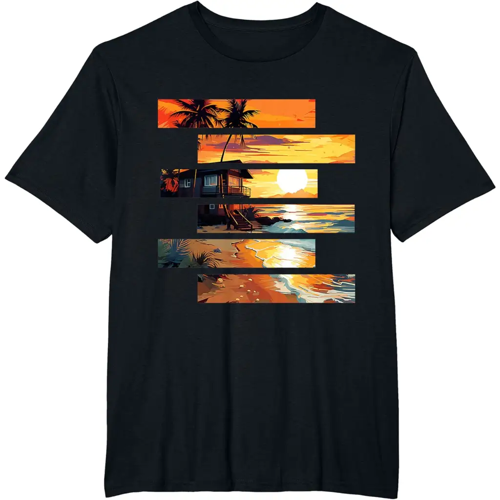 Men’s Tropical Sunset: A Digital Escape into Tranquil