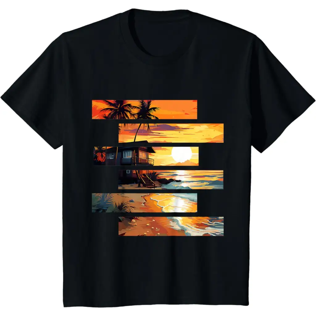 Men’s Tropical Sunset: A Digital Escape into Tranquil