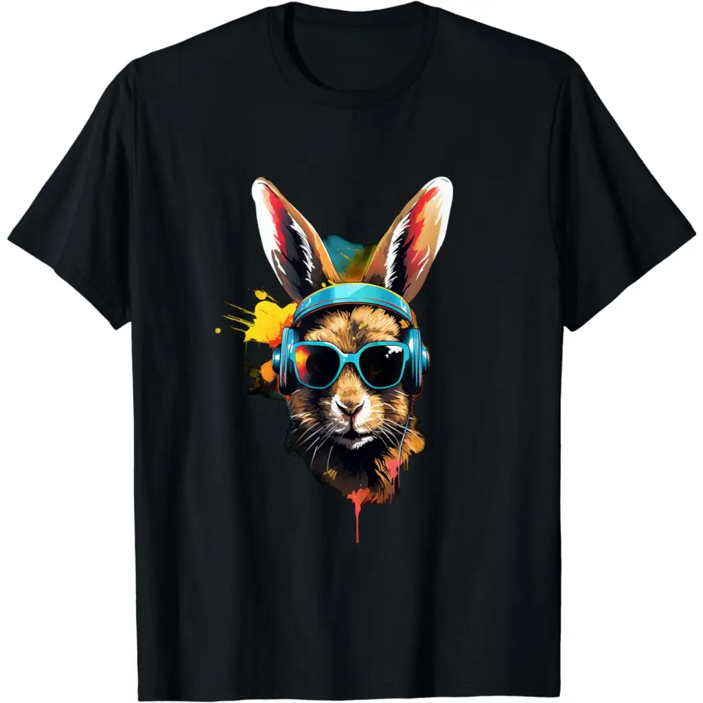 Men’s Urban Drip Streetwear Hip Hop Rabbit Hustle Money