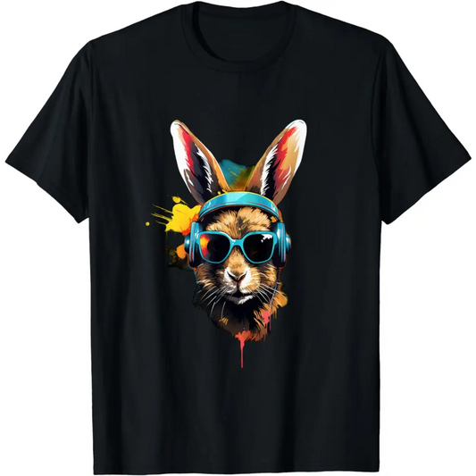 Men’s Urban Drip Streetwear Hip Hop Rabbit Hustle Money