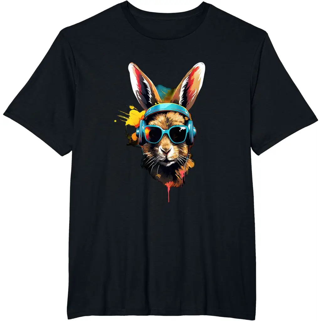 Men’s Urban Drip Streetwear Hip Hop Rabbit Hustle Money