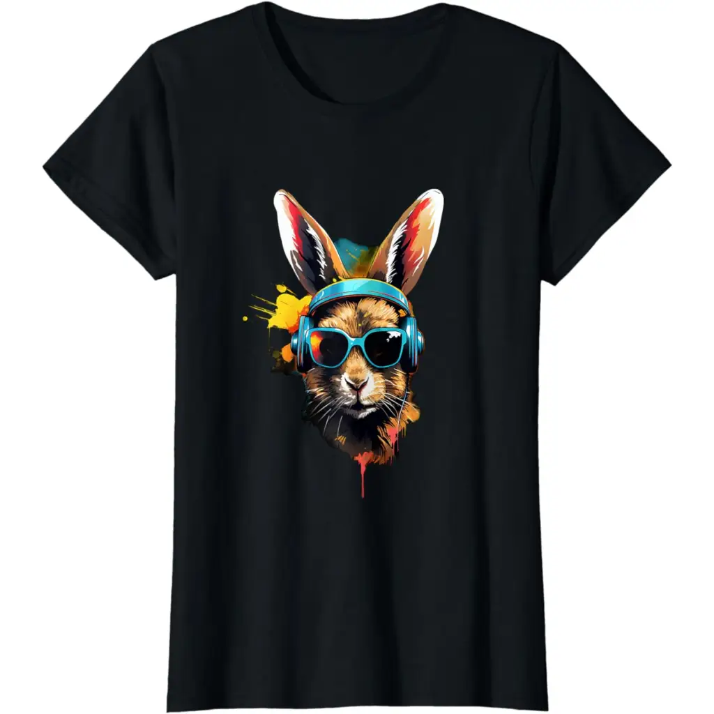 Men’s Urban Drip Streetwear Hip Hop Rabbit Hustle Money