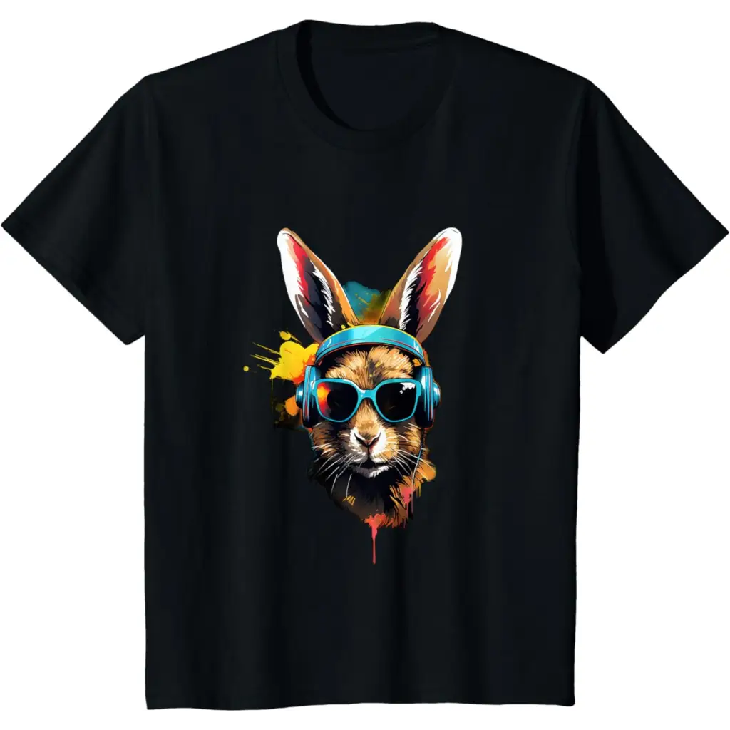 Men’s Urban Drip Streetwear Hip Hop Rabbit Hustle Money