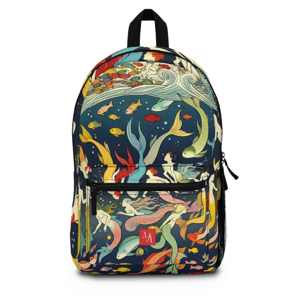 Mermaid Reverie Under the Waves Backpack One size Bags