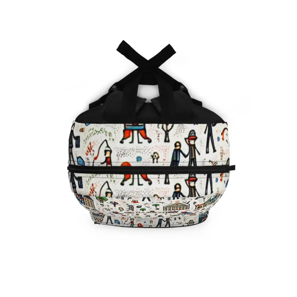 Miniature Cityscape Fantasia Backpack One size Bags