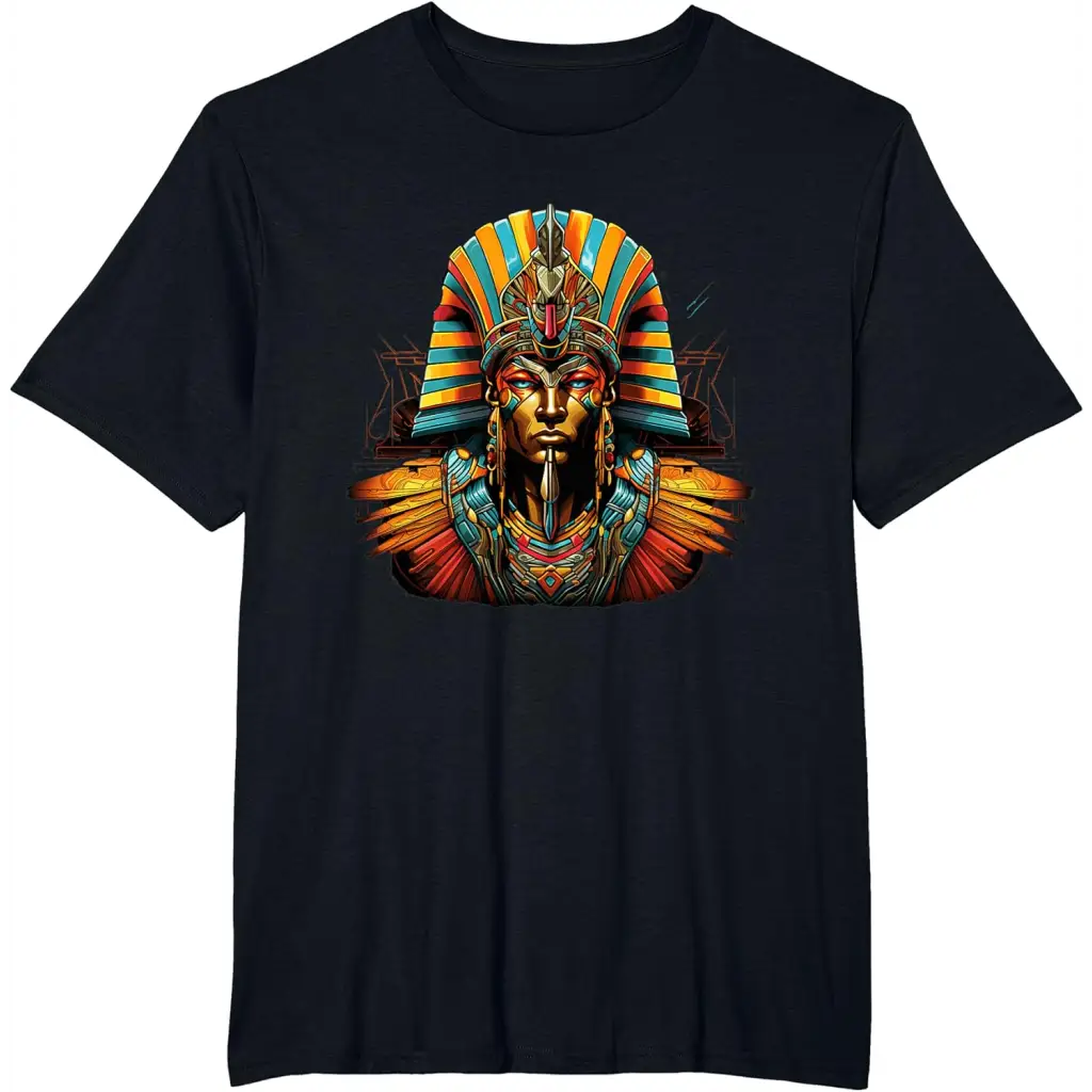 Monarchs of Time: Pharaoh’s Legacy T-Shirt - Black