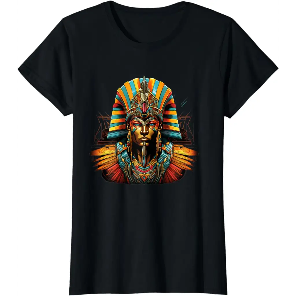 Monarchs of Time: Pharaoh’s Legacy T-Shirt - Black