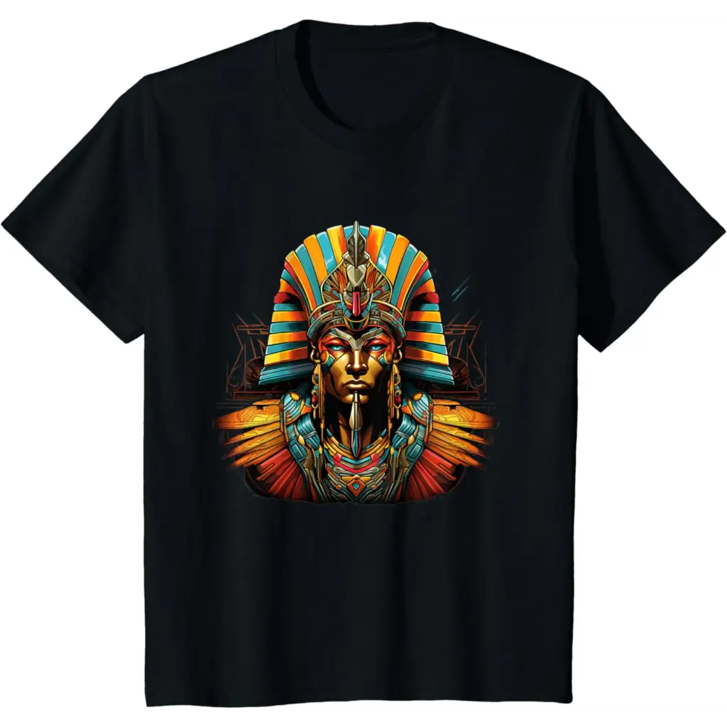 Monarchs of Time: Pharaoh’s Legacy T-Shirt - Black