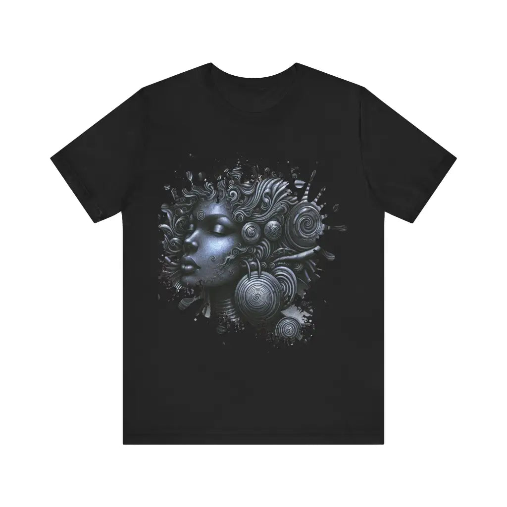 Monochromatic Spiral Essence - Jersey Short Sleeve Tee