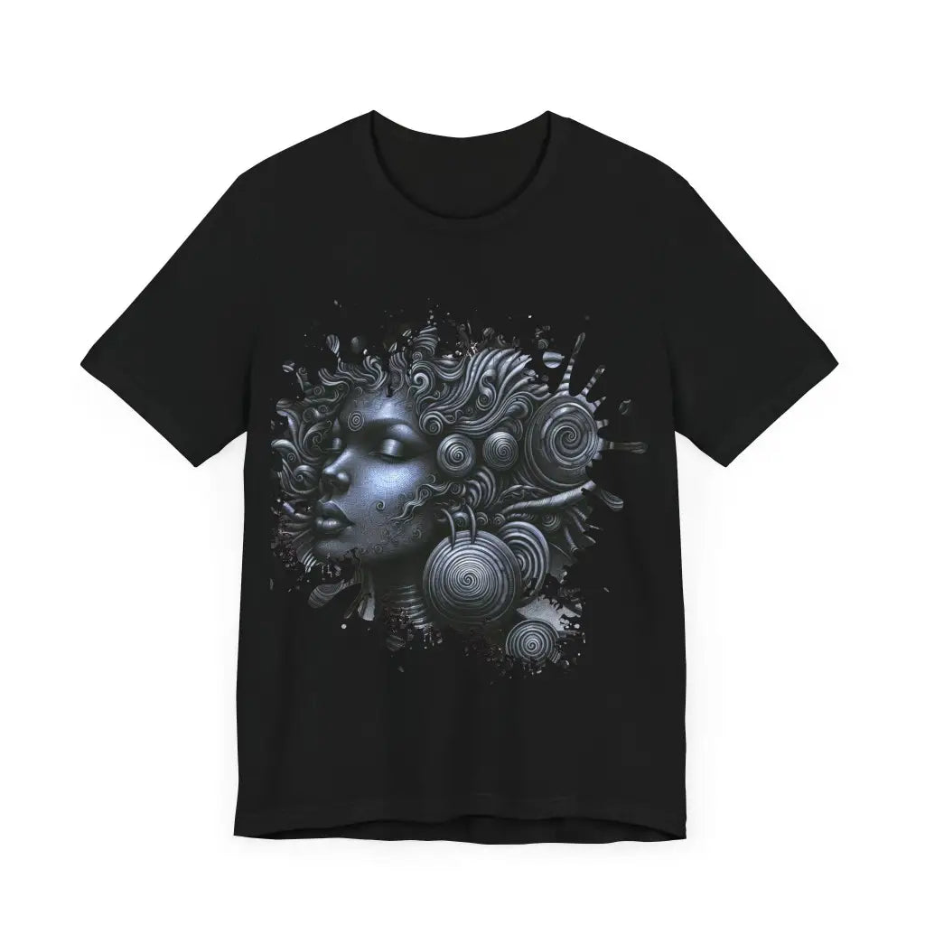 Monochromatic Spiral Essence - Jersey Short Sleeve Tee