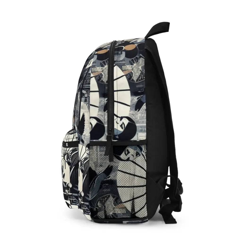 Monochrome Moments Collage Backpack One size Bags