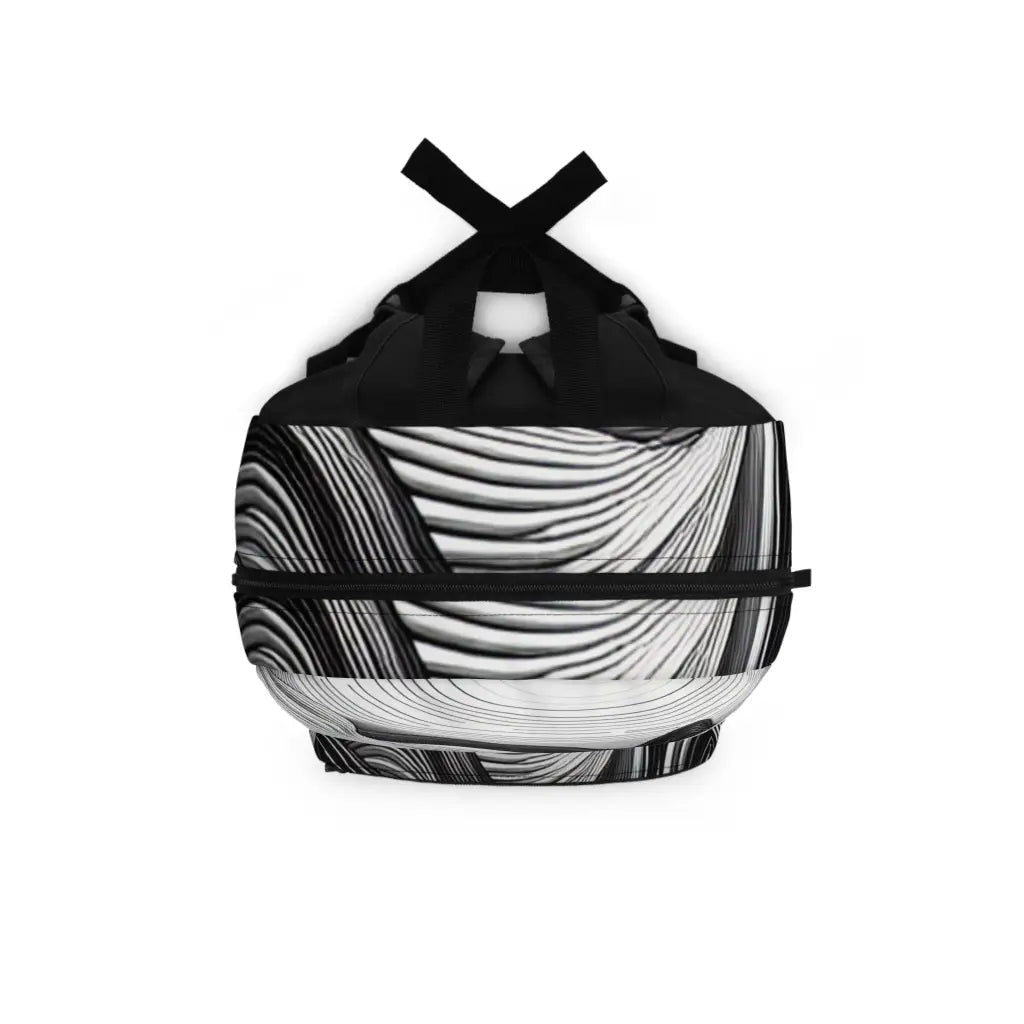 Monochrome Wavescape Backpack One size Bags