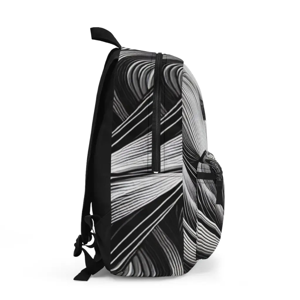 Monochrome Wavescape Backpack One size Bags