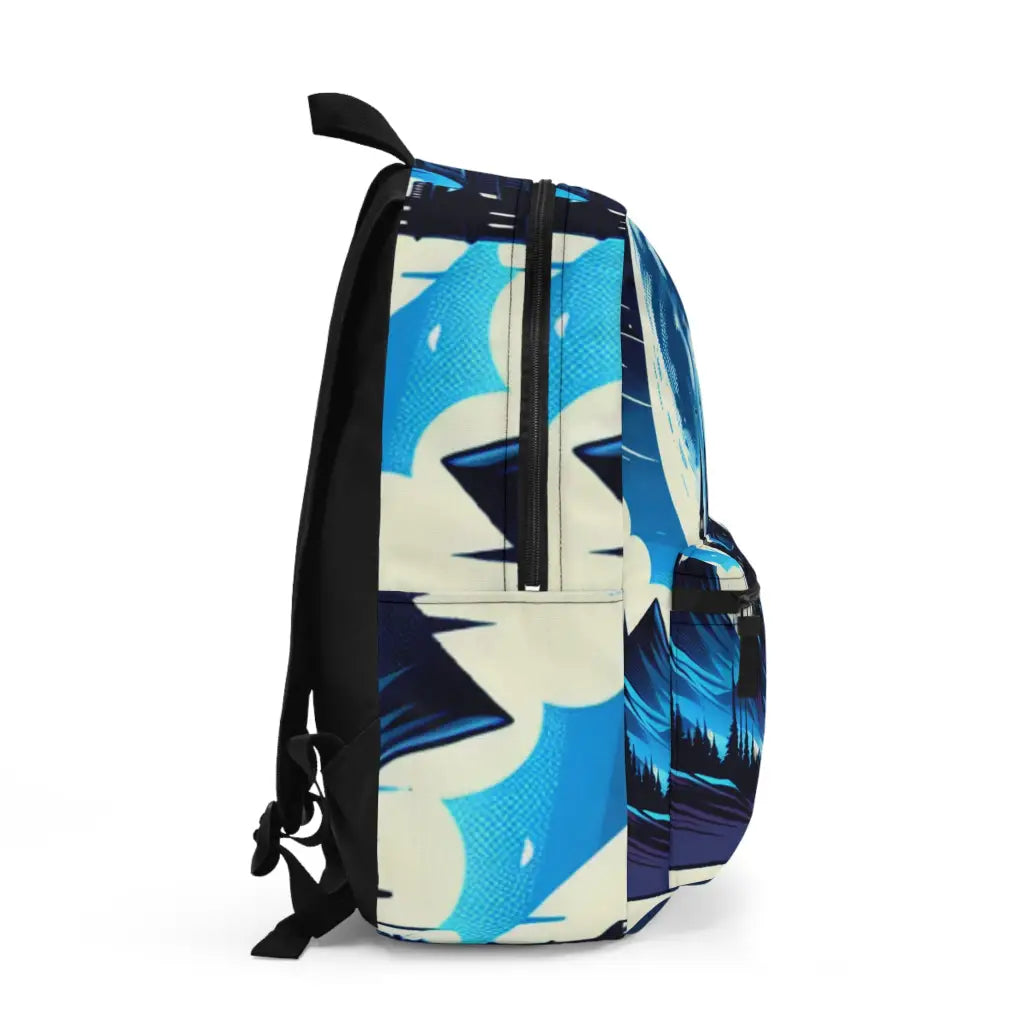 Moonlit Castle in the Mountains Backpack One size Bags