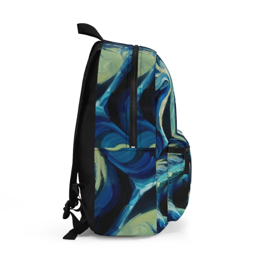 Moonlit Dragon in a Swirling Realm Backpack One size Bags