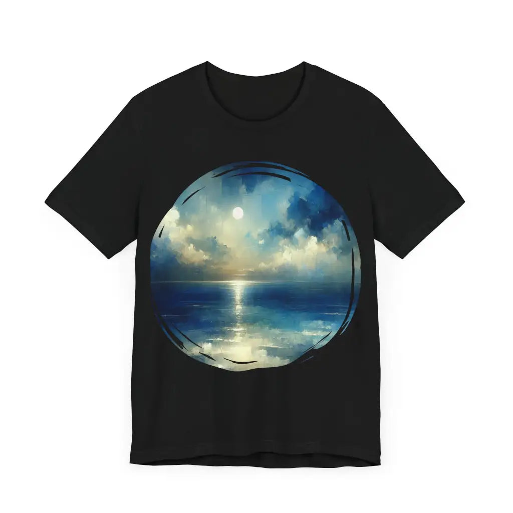 Moonlit Horizon Jersey Short Sleeve Tee T Shirt