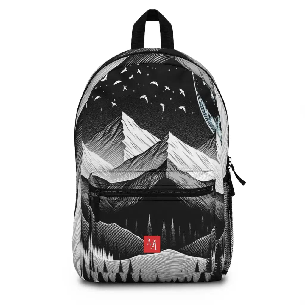 Moonlit Peaks and Whispering Pines Backpack One size Bags