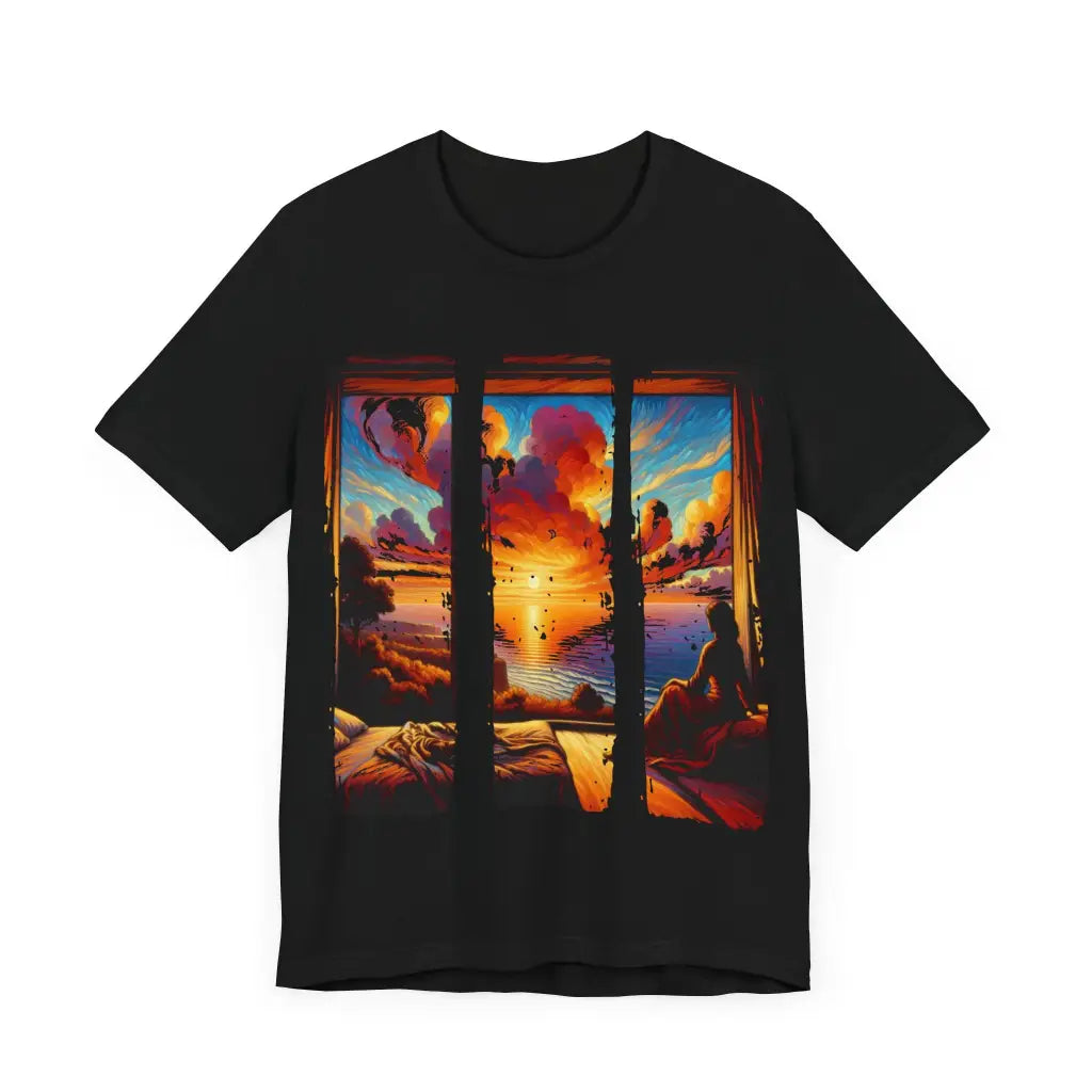 Morning View of a Serene Horizon - Jersey Short Sleeve Tee