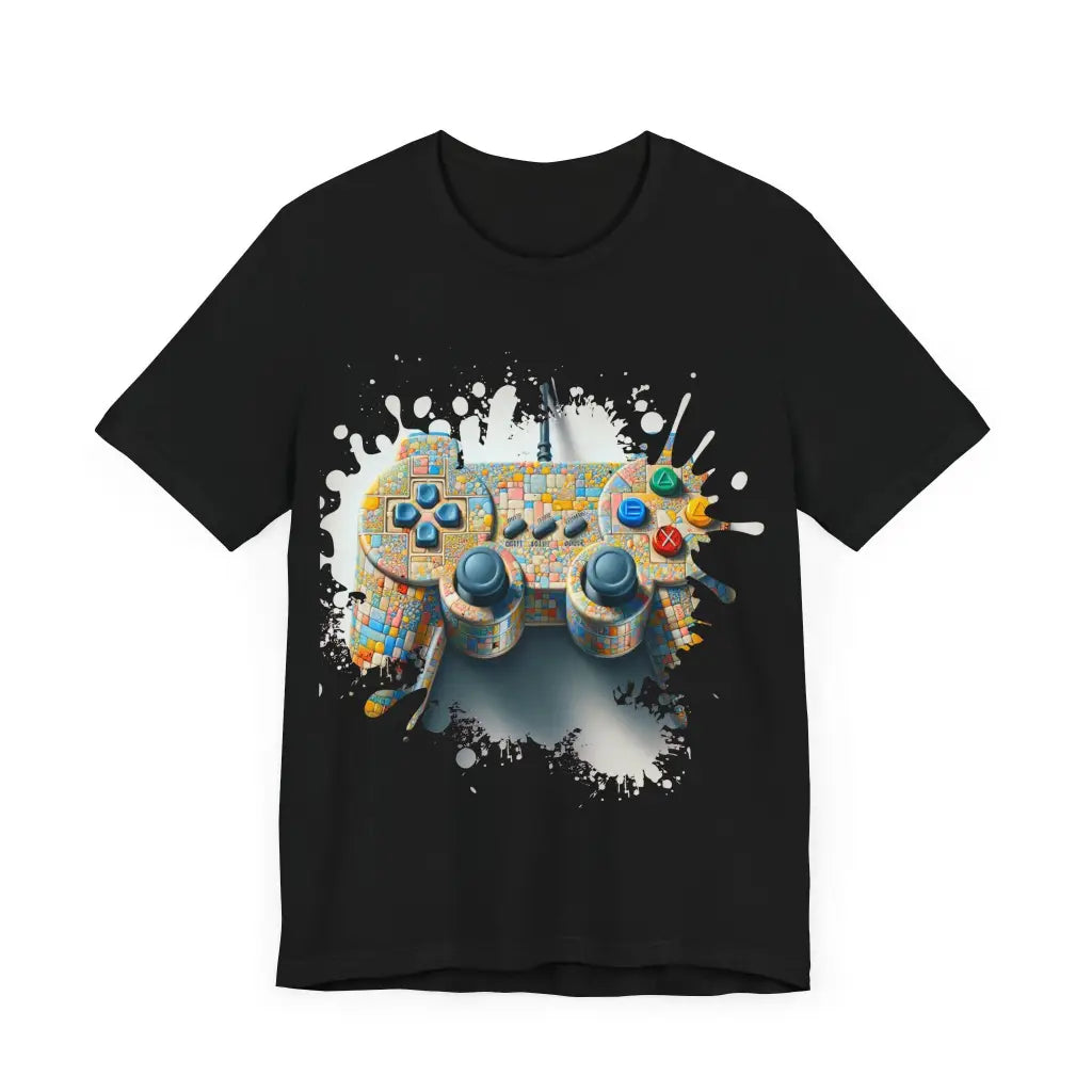 Mosaic Game Controller - Jersey Short Sleeve Tee - T-Shirt