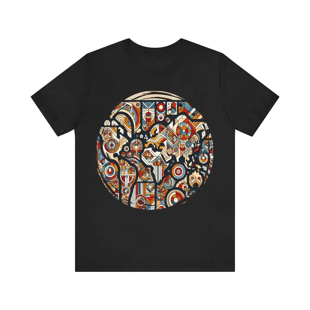 Mosaic Journey Jersey Short Sleeve Tee Black / S T Shirt