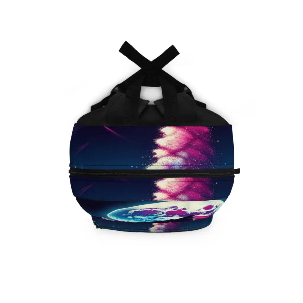 Mountain Glow Under a Full Moon Backpack One size Bags