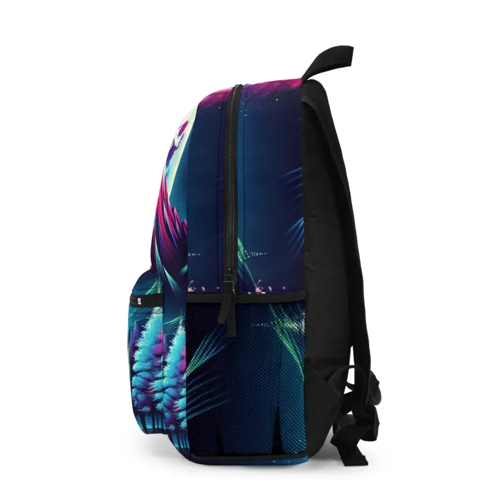 Mountain Glow Under a Full Moon Backpack One size Bags