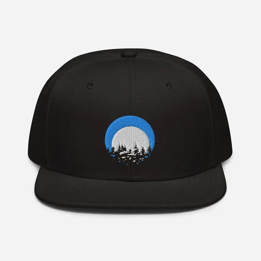 Mountain Lodging Vaca Snapback Hat - Black