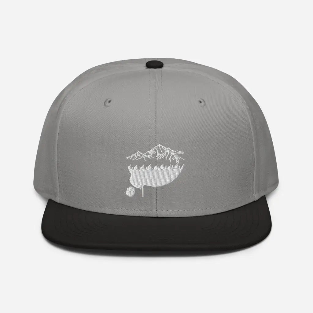 Mountain Lodging Vaca Snapback Hat - Black / Gray