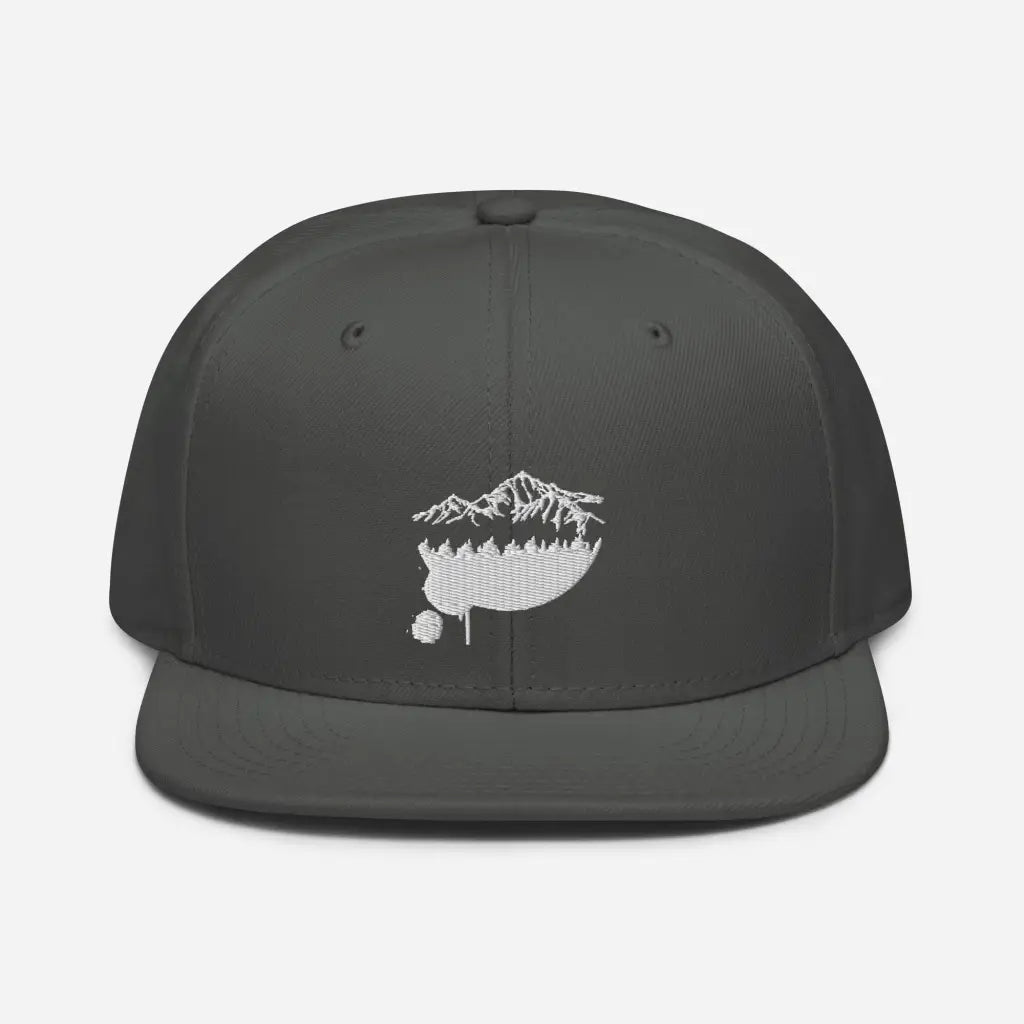 Mountain Lodging Vaca Snapback Hat - Charcoal gray