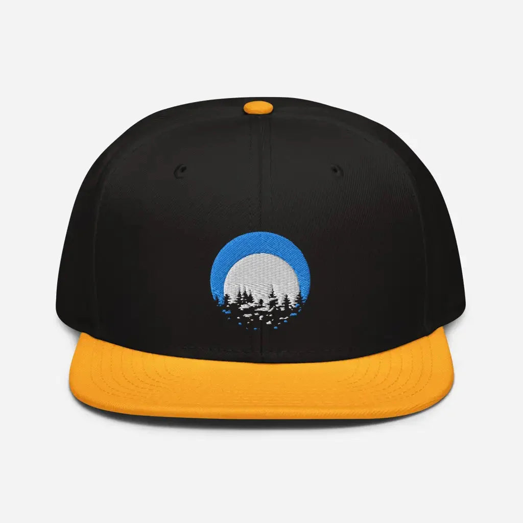 Mountain Lodging Vaca Snapback Hat - Gold / Black