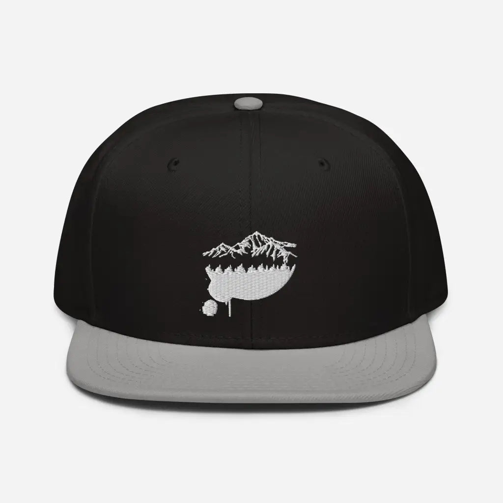 Mountain Lodging Vaca Snapback Hat - Gray / Black