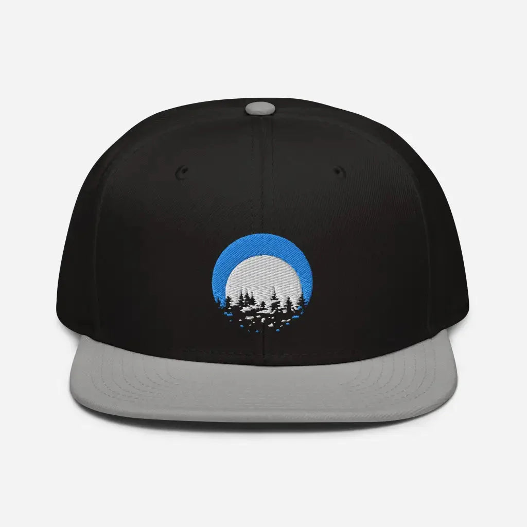 Mountain Lodging Vaca Snapback Hat - Gray / Black