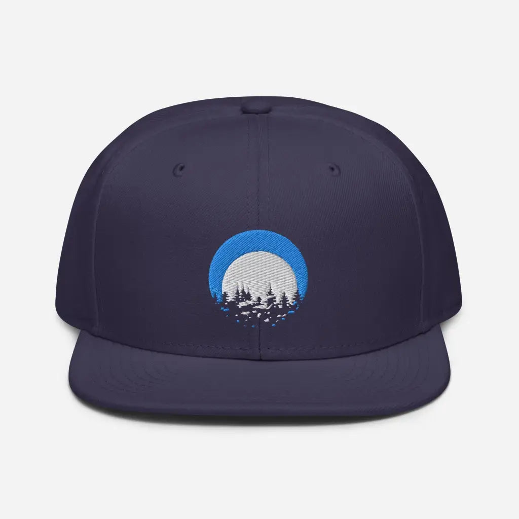 Mountain Lodging Vaca Snapback Hat - Navy blue