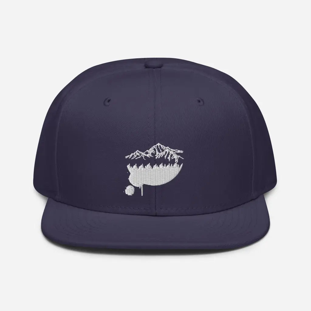 Mountain Lodging Vaca Snapback Hat - Navy blue