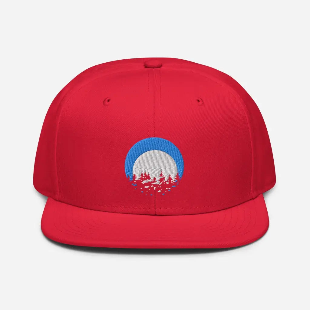 Mountain Lodging Vaca Snapback Hat - Red