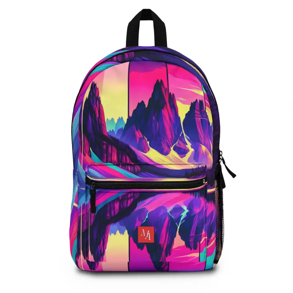 Mountain Panorama in Splendid Shades Backpack One size Bags
