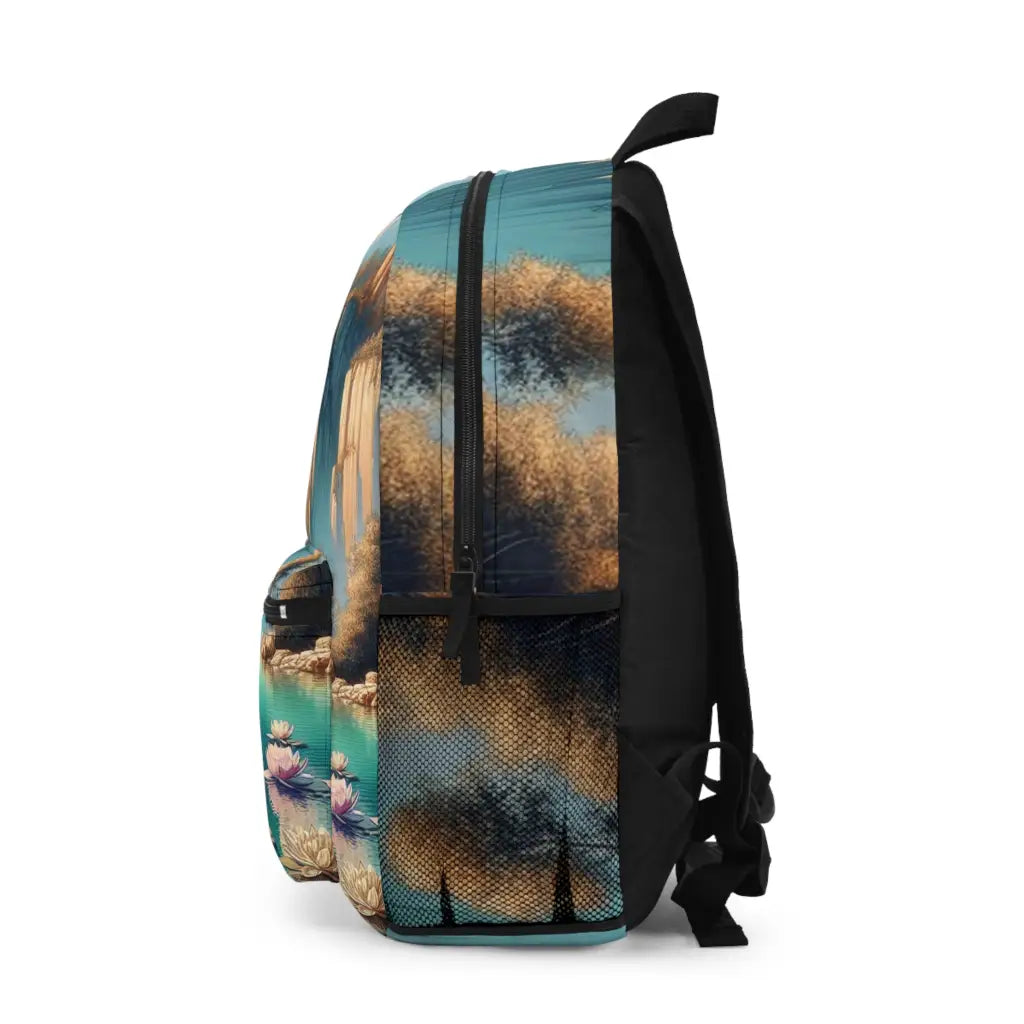Mountain Peaks and Tranquil Waters Backpack One size Bags