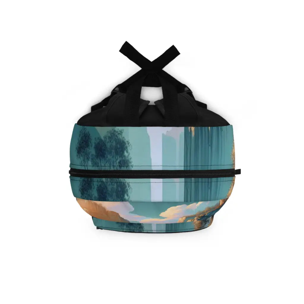 Mountain Peaks and Tranquil Waters Backpack One size Bags