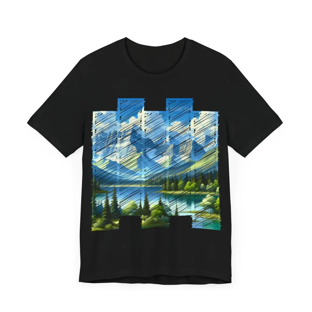Mountain Vista Convergence Jersey Short Sleeve Tee T Shirt
