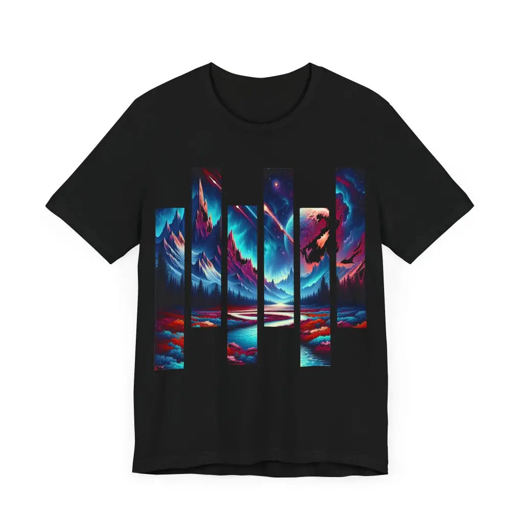 Mountainscape Illumination Jersey Short Sleeve Tee T Shirt