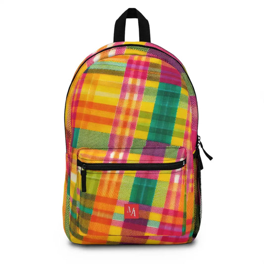 Multicolored Checkered Fabric Woven into Bright Patterns