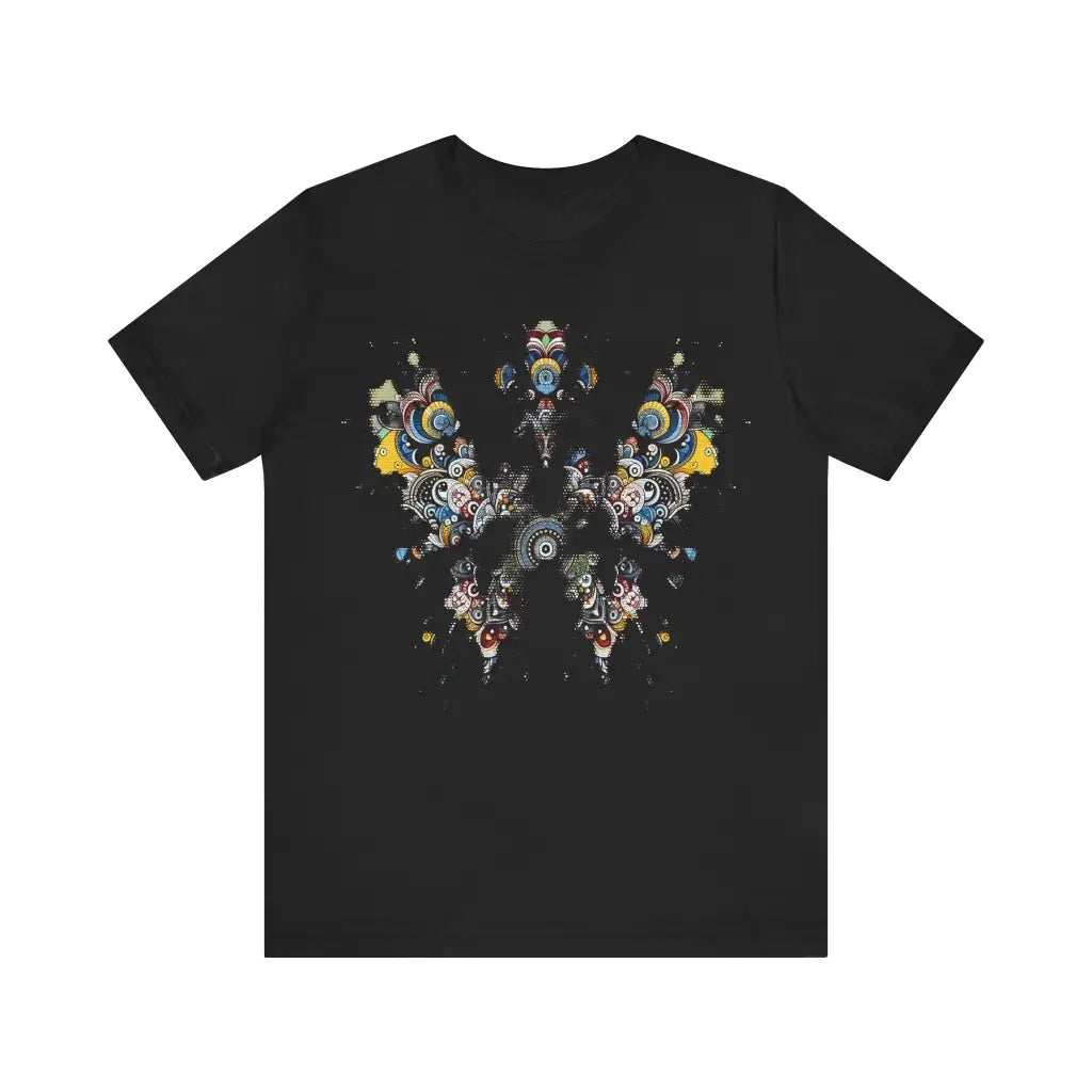 Multicolored Kaleidoscopic Vision Jersey Short Sleeve Tee