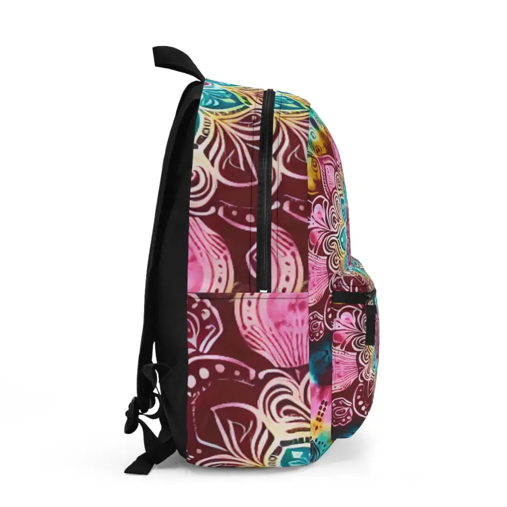 Multicolored Mandala Explosion Backpack One size Bags