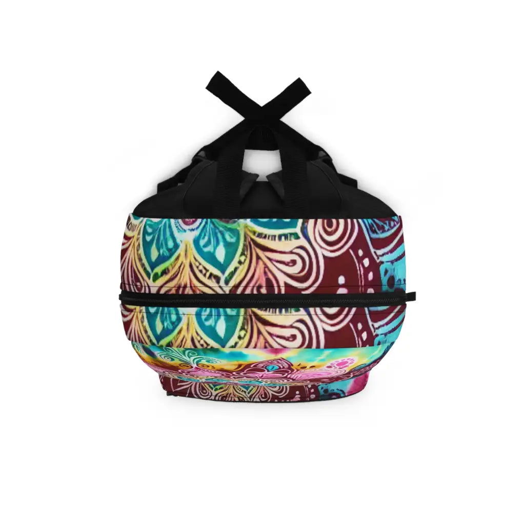 Multicolored Mandala Explosion Backpack One size Bags