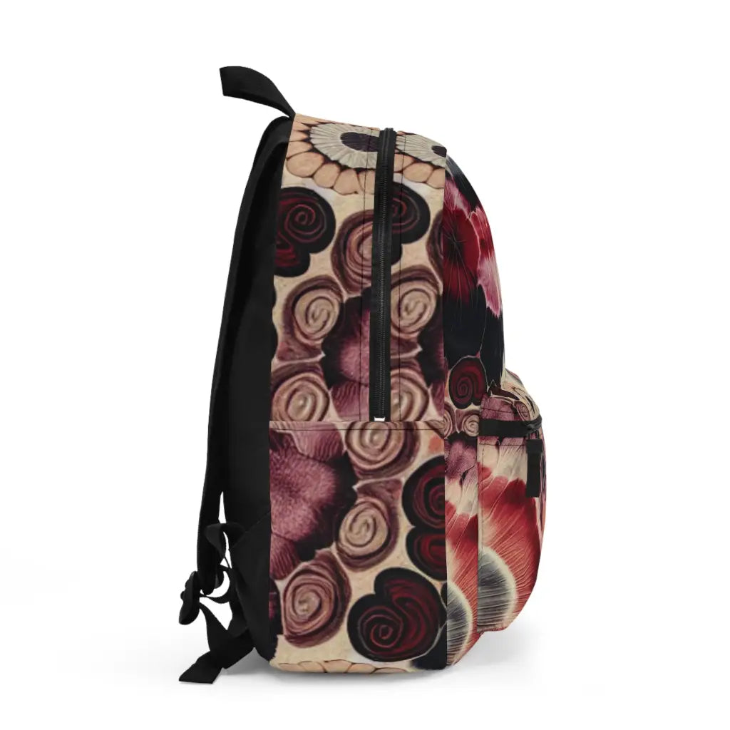 Multilayered Petals in Sepia Tones - Backpack - One size