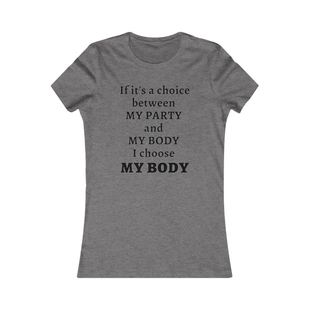 My Body Pro-Choice T-shirt - Deep Heather / S - T-Shirt