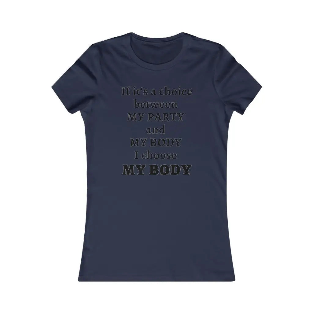 My Body Pro-Choice T-shirt - Navy / S - T-Shirt