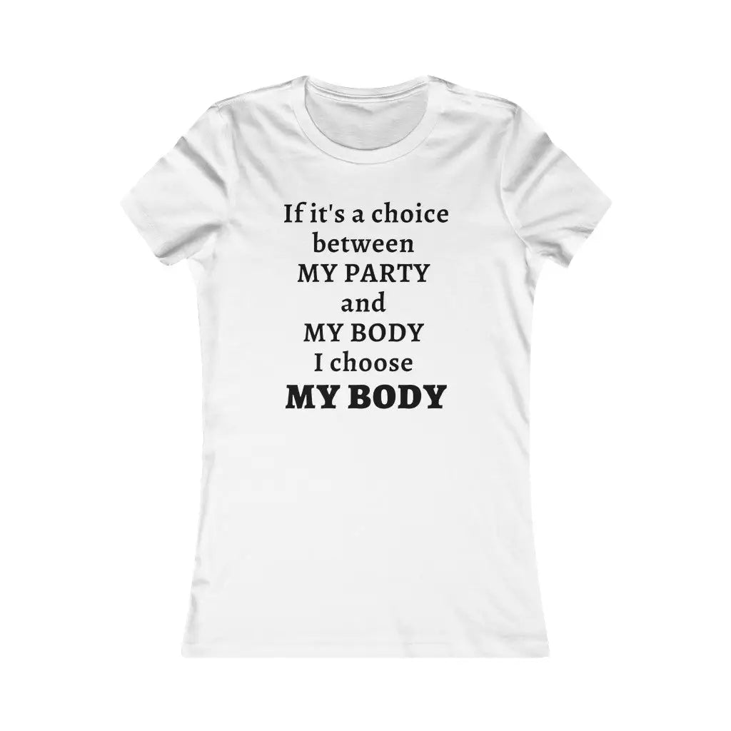 My Body Pro-Choice T-shirt - White / S - T-Shirt