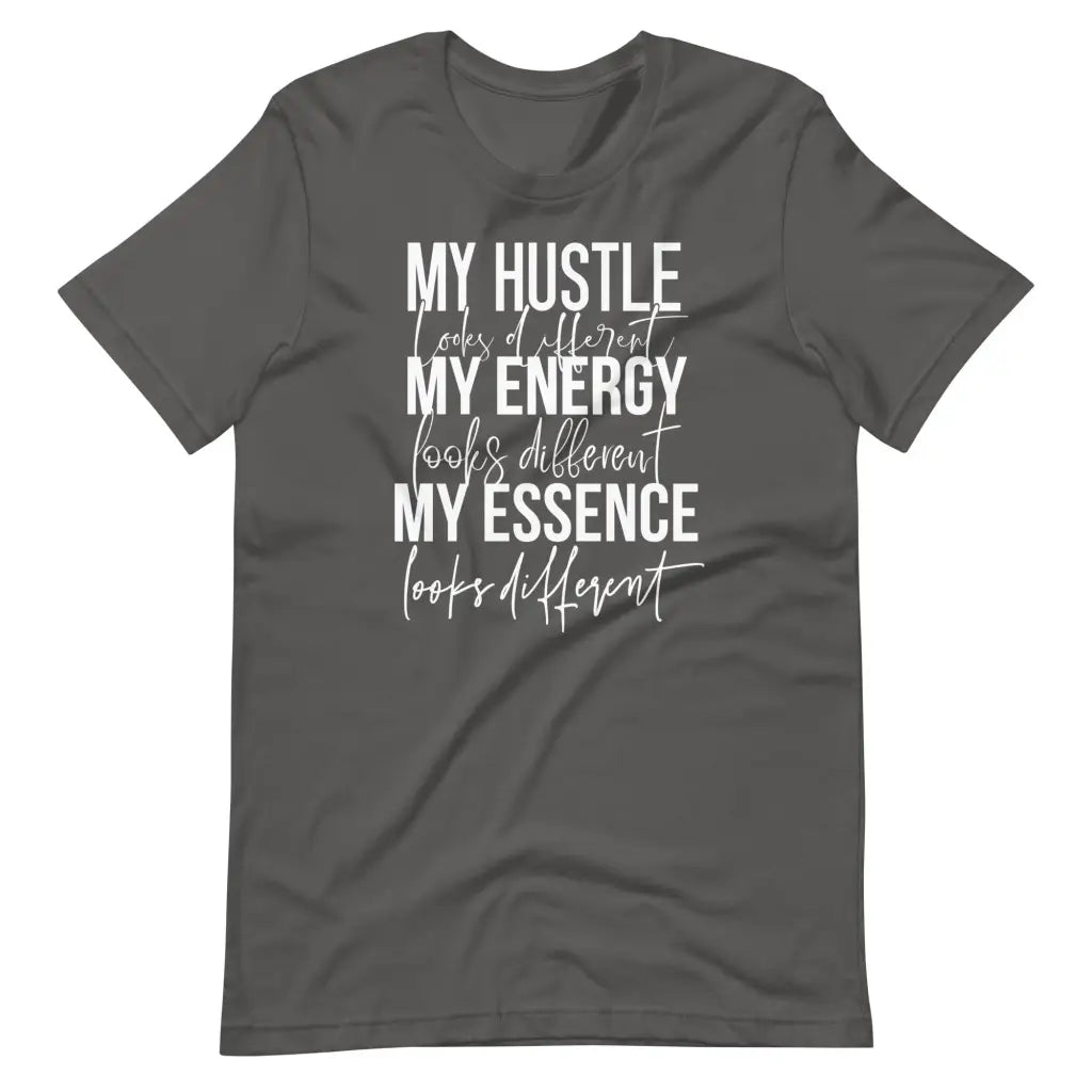 My Hustle Looks Different t-shirt - Asphalt / S - T-Shirt